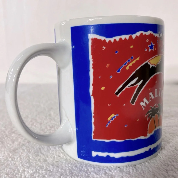 Vintage Malibu Ceramic Mug Coffee Cup - Picture 4 of 11
